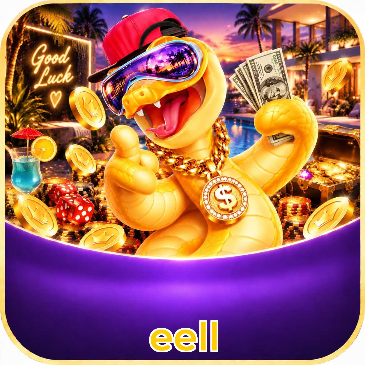 Interface de jogos na eell incluindo Plushie Frenzy